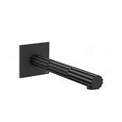 Gessi Incastri Излив настенный для раковины 19,7 см, цвет: matte black 75102#299