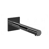Gessi Incastri Излив настенный для раковины 19,7 см, цвет: black metal PVD 75102#706