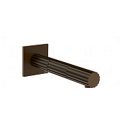 Gessi Incastri Излив настенный для ванны 18 см, цвет: dark bronze 75103#845