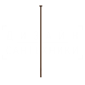 Gessi Incastri Излив потолочный для раковины, высота под заказ, цвет: dark bronze 75199#845