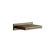 Gessi Cascata Излив настенный 15,2 см, каскадный, цвет: coffee bronze brushed PVD 20293#761
