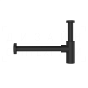 Gessi Сифон для раковины бутылочный G 1 1/4, цвет: matte black 01374#299