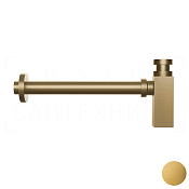 Gessi Сифон для раковины бутылочный G 1 1/4, цвет: gold brushed 01410#716