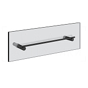 Gessi Incastri Полотенцедержатель для крепления на стекло 35 см, цвет: matte black 75511#299