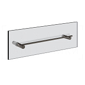 Gessi Incastri Полотенцедержатель для крепления на стекло 35 см, цвет: black metal brushed PVD 75511#707