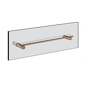 Gessi Incastri Полотенцедержатель для крепления на стекло 35 см, цвет: copper brushed PVD 75511#708