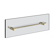 Gessi Incastri Полотенцедержатель для крепления на стекло 35 см, цвет: brass PVD 75511#710