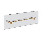 Gessi Incastri Полотенцедержатель для крепления на стекло 35 см, цвет: warm bronze brushed PVD 75511#726
