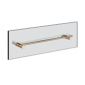 Gessi Incastri Полотенцедержатель для крепления на стекло 35 см, цвет: warm bronze PVD 75511#735