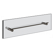 Gessi Incastri Полотенцедержатель для крепления на стекло 50 см, цвет: black metal brushed PVD 75513#707