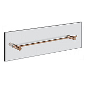 Gessi Incastri Полотенцедержатель для крепления на стекло 50 см, цвет: copper brushed PVD 75513#708