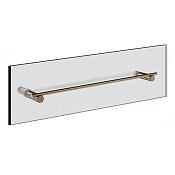 Gessi Incastri Полотенцедержатель для крепления на стекло 50 см, цвет: coffee bronze brushed PVD 75513#761