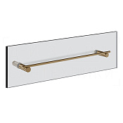 Gessi Incastri Полотенцедержатель для крепления на стекло 50 см, цвет: deep bronze brushed PVD 75513#791