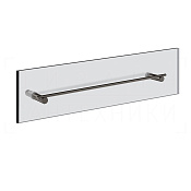 Gessi Incastri Полотенцедержатель для крепления на стекло 65 см, цвет: black metal brushed PVD 75515#707