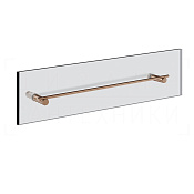 Gessi Incastri Полотенцедержатель для крепления на стекло 65 см, цвет: copper brushed PVD 75515#708