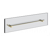 Gessi Incastri Полотенцедержатель для крепления на стекло 65 см, цвет: brass PVD 75515#710