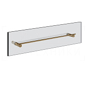 Gessi Incastri Полотенцедержатель для крепления на стекло 65 см, цвет: deep bronze brushed PVD 75515#791