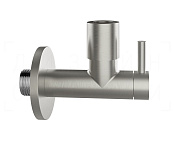Gessi Запорный кран-фильтр под раковину с подводом воды на 1/2, вывод 3/8, цвет: chrome brushed 01411#147