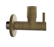 Gessi Запорный кран-фильтр под раковину с подводом воды на 1/2, вывод 3/8, цвет: antique brass 01411#713