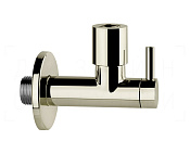 Gessi Запорный кран-фильтр под раковину с подводом воды на 1/2, вывод 3/8, цвет: nickel PVD 01411#720