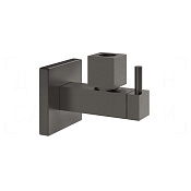 Gessi Запорный кран-фильтр под раковину с подводом 1/2, вывод 3/8, цвет: black metal brushed PVD 01412#707
