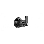 Gessi Venti20 Запорный вентиль для термостата, внешняя часть, цвет: black metal PVD 65247#706