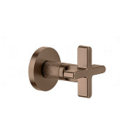 Gessi Inciso Запорный вентиль для термостата, внешняя часть, цвет: copper brushed PVD 58363#708