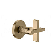 Gessi Inciso Запорный вентиль для термостата, внешняя часть, цвет: warm bronze brushed PVD 58363#726