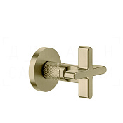 Gessi Inciso Запорный вентиль для термостата, внешняя часть, цвет: brushed brass PVD 58363#727