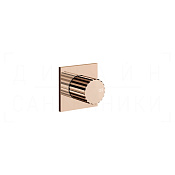 Gessi Incastri Запорный вентиль для термостата, внешняя часть, цвет: copper PVD 75364#030