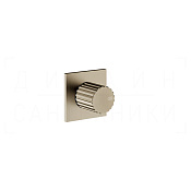 Gessi Incastri Запорный вентиль для термостата, внешняя часть, цвет: finox brushed nickel 75364#149