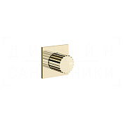 Gessi Incastri Запорный вентиль для термостата, внешняя часть, цвет: brass PVD 75364#710