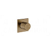 Gessi Incastri Запорный вентиль для термостата, внешняя часть, цвет: deep bronze brushed PVD 75364#791