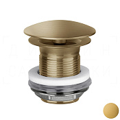 Gessi Донный клапан свободного слива, без перелива, цвет: gold brushed 01376#716