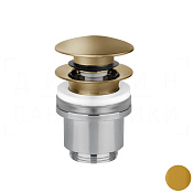 Gessi Донный клапан без перелива “Stop&Go”, цвет: glossy ocra 01420#277