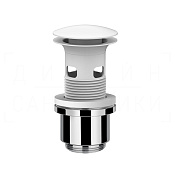 Gessi Донный клапан с переливом “Stop&Go”, цвет: matte white 01422#279