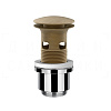 Gessi Донный клапан с переливом “Stop&Go”, цвет: antique brass 01422#713