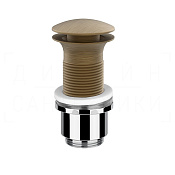 Gessi Донный клапан без перелива “Stop&Go”, цвет: antique brass 01423#713