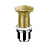 Gessi Донный клапан без перелива “Stop&Go”, цвет: gold brushed 01423#716