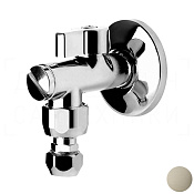 Gessi Запорный кран-фильтр под раковину с подводом 1/2, вывод 3/8, цвет: finox brushed nickel 01009#149
