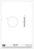 Gessi Origini Вставка для ручек, цвет: matte ocra 66600#280