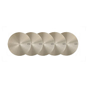 Gessi Origini Комплект вставок для ручек 5 шт, цвет: finox brushed nickel 66604#149