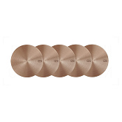 Gessi Origini Комплект вставок для ручек 5 шт, цвет: copper brushed PVD 66604#708