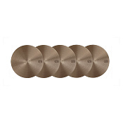 Gessi Origini Комплект вставок для ручек 5 шт, цвет: coffee bronze brushed PVD 66604#761