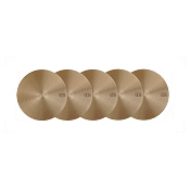 Gessi Origini Комплект вставок для ручек 5 шт, цвет: deep bronze brushed PVD 66604#791