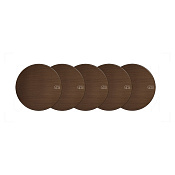 Gessi Origini Комплект вставок для ручек 5 шт, цвет: dark bronze 66604#845