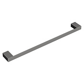 Boheme Qubic Полотенцедержатель 60 см, подвесной, перекладина, цвет: shine gun metall 10722-SGM