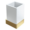 Boheme Qubic Стакан подвесной, керамический, цвет: matt gold 10724-MG