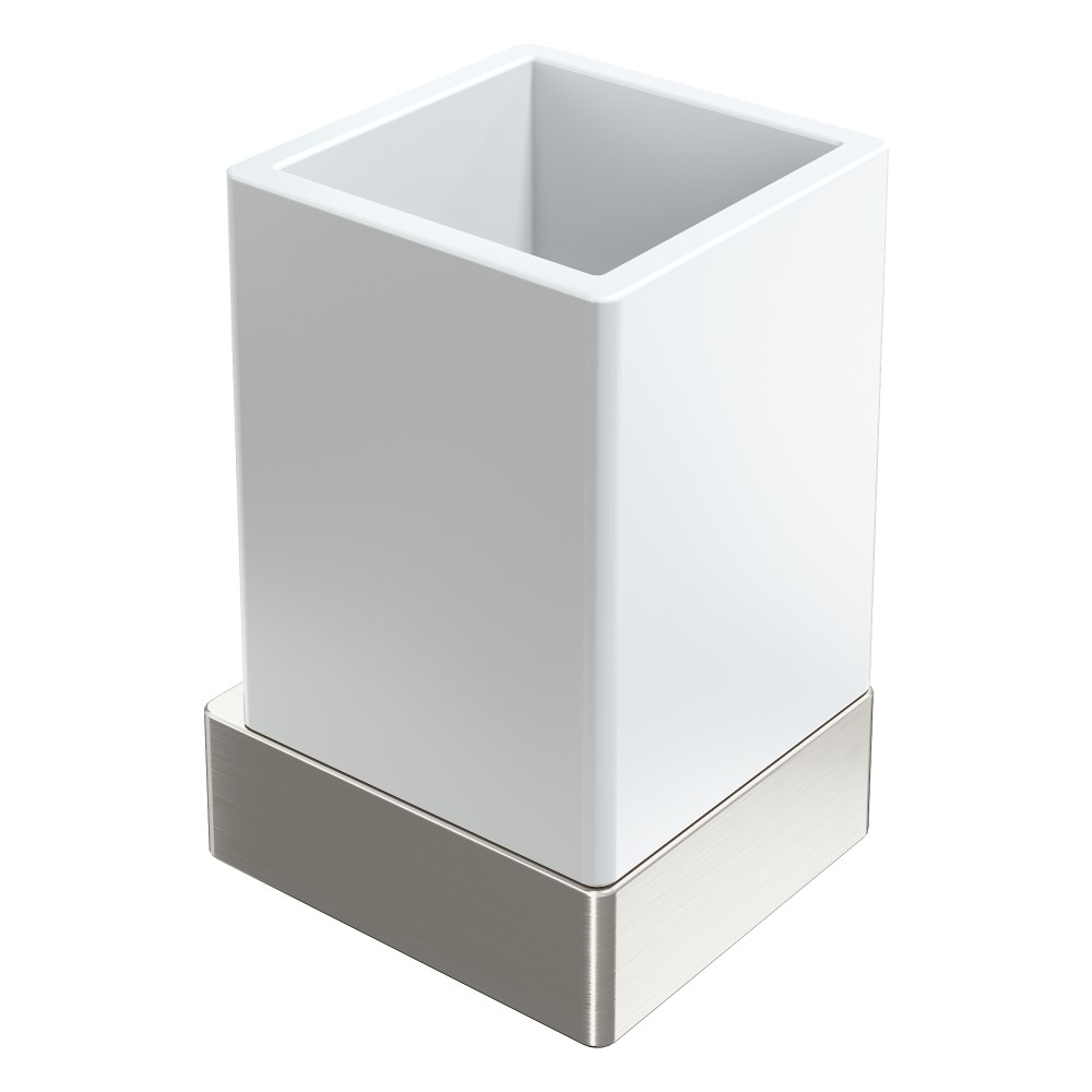 Boheme Qubic Стакан подвесной, керамический, цвет: nickel brush 10724-NB