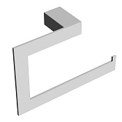 Boheme Qubic Полотенцедержатель 23 см, подвесной, полукольцо, цвет: chrome 10725-CR